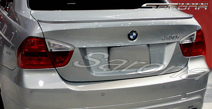 Custom BMW 3 Series Trunk Wing  Sedan (2006 - 2011) - $239.00 (Manufacturer Sarona, Part #BM-053-TW)
